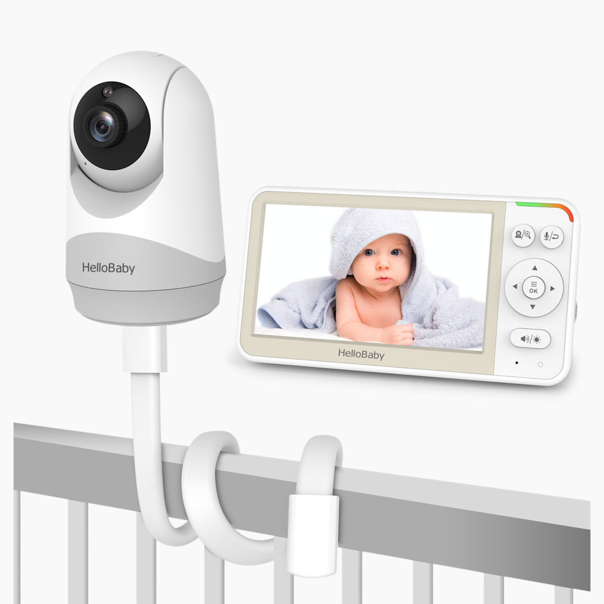 Wireless Video Baby Monitor with Mount